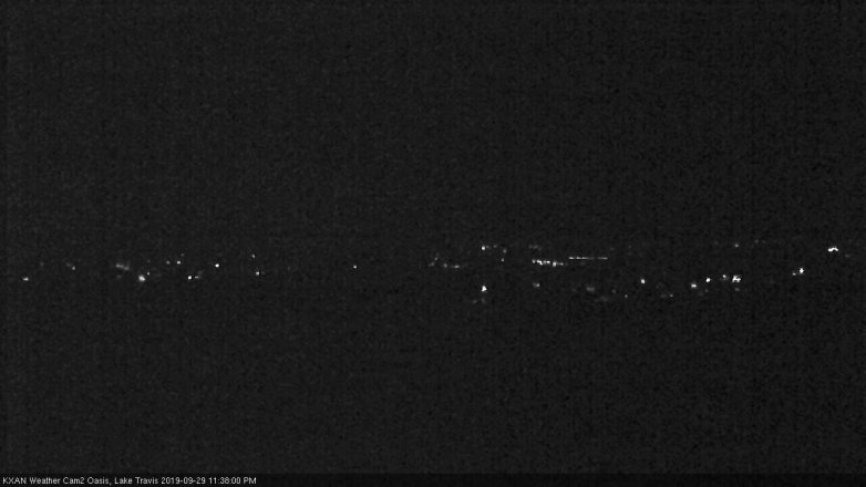 Lake Travis webcam, September 29, 2019 10:40 PM CT