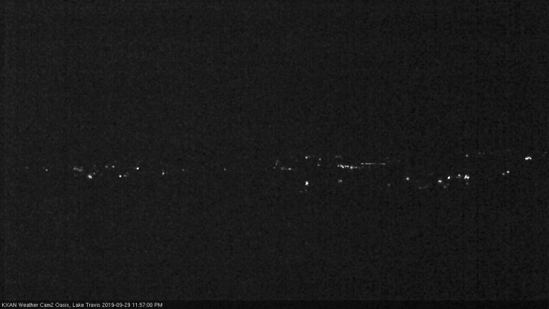 Lake Travis webcam, September 29, 2019 11:00 PM CT