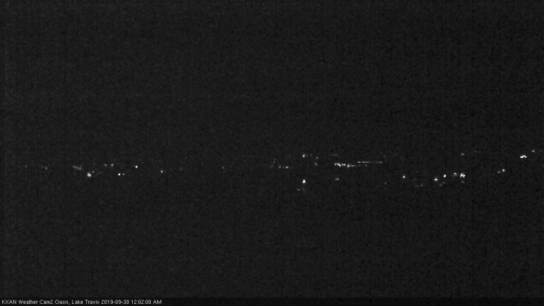 Lake Travis webcam, September 29, 2019 11:05 PM CT