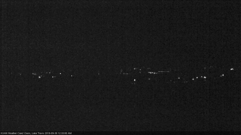 Lake Travis webcam, September 29, 2019 11:35 PM CT