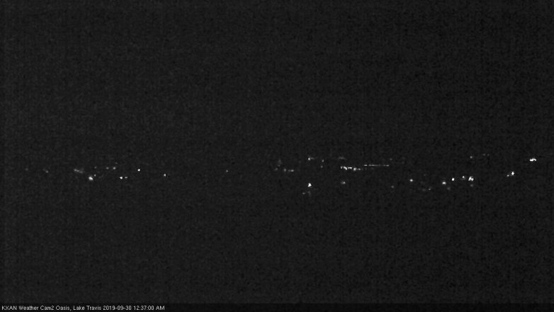 Lake Travis webcam, September 29, 2019 11:40 PM CT