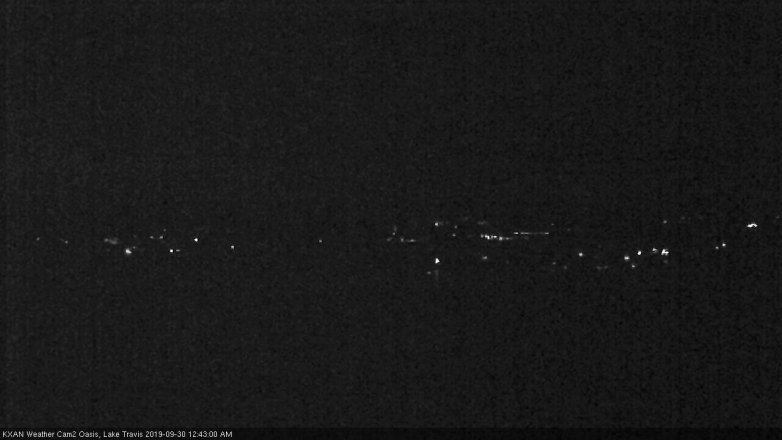 Lake Travis webcam, September 29, 2019 11:45 PM CT