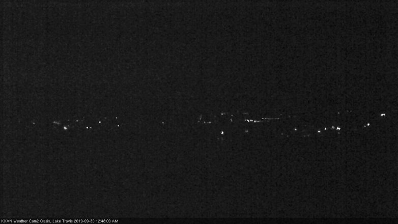 Lake Travis webcam, September 29, 2019 11:50 PM CT