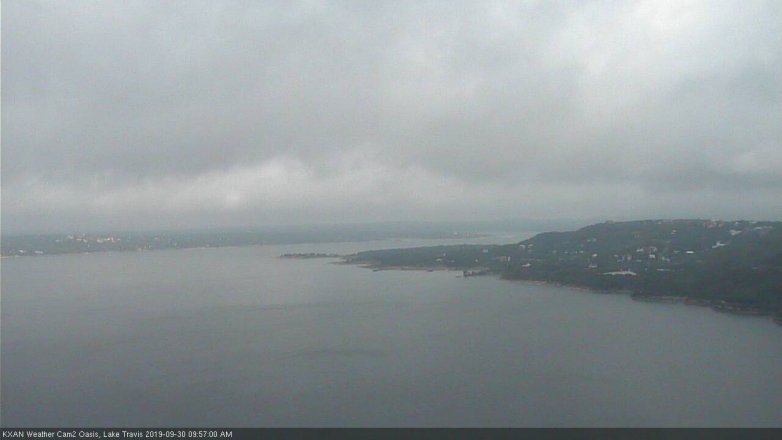 Lake Travis webcam, September 30, 2019 9:00 AM CT