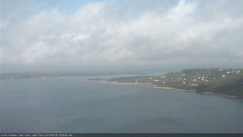 Lake Travis webcam, September 30, 2019 9:10 AM CT