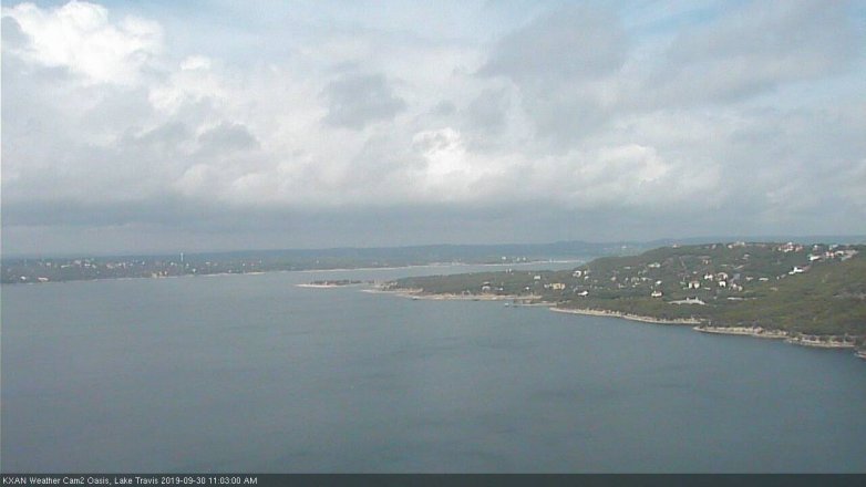 Lake Travis webcam, September 30, 2019 10:05 AM CT