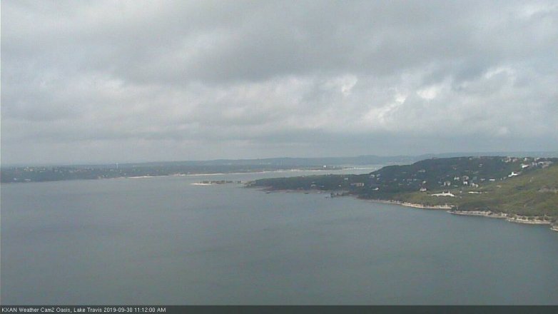 Lake Travis webcam, September 30, 2019 10:15 AM CT