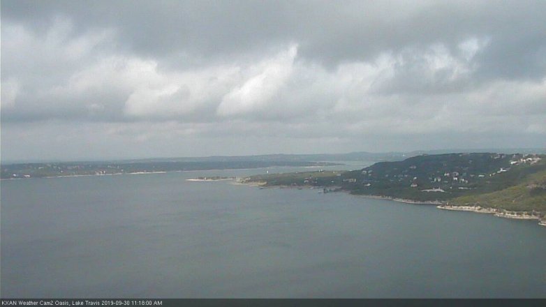 Lake Travis webcam, September 30, 2019 10:20 AM CT