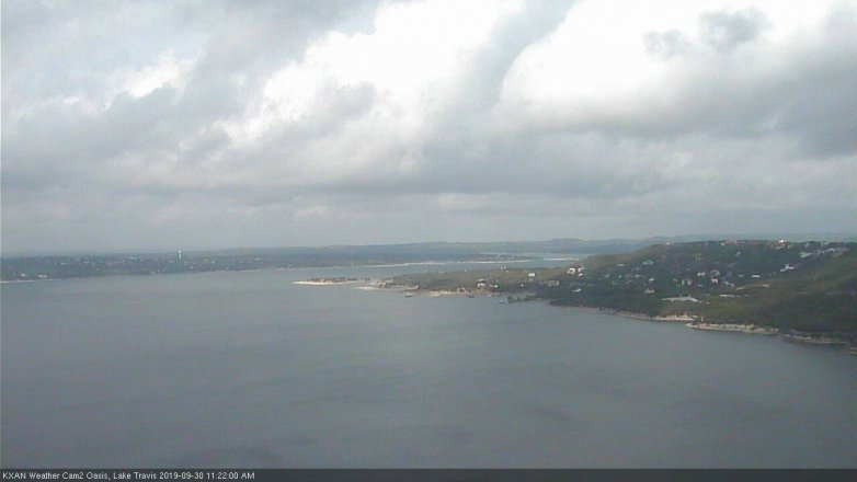 Lake Travis webcam, September 30, 2019 10:25 AM CT