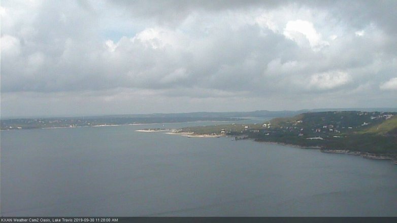 Lake Travis webcam, September 30, 2019 10:30 AM CT