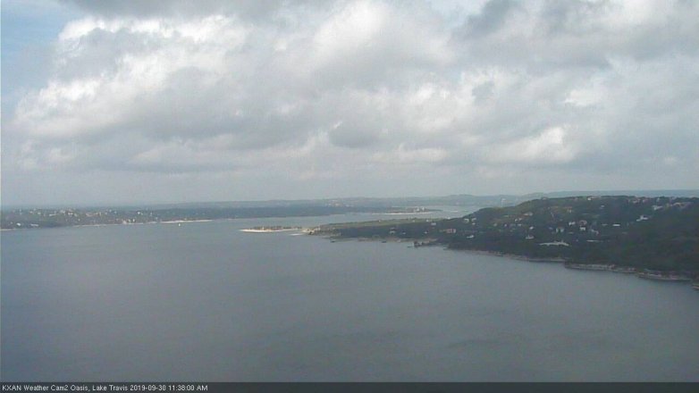 Lake Travis webcam, September 30, 2019 10:40 AM CT