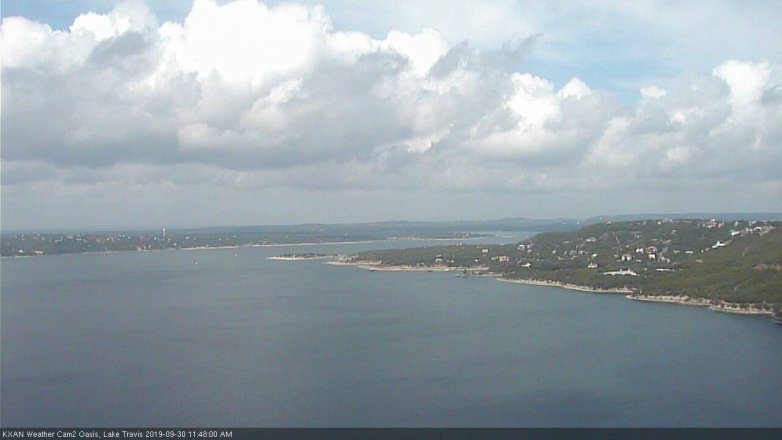Lake Travis webcam, September 30, 2019 10:50 AM CT