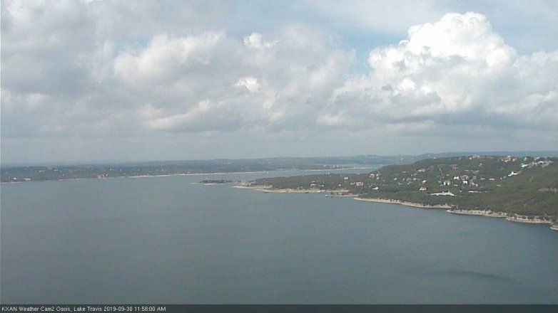 Lake Travis webcam, September 30, 2019 11:00 AM CT