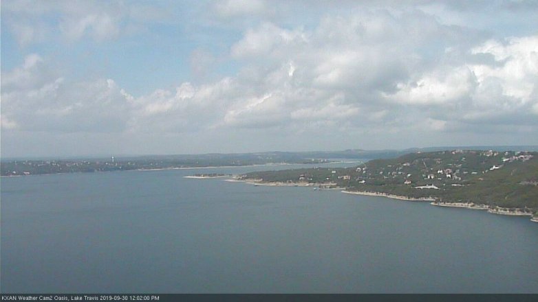 Lake Travis webcam, September 30, 2019 11:05 AM CT