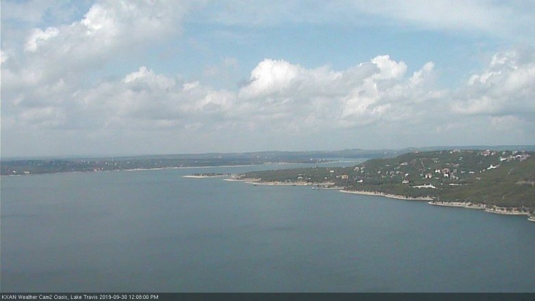 Lake Travis webcam, September 30, 2019 11:10 AM CT