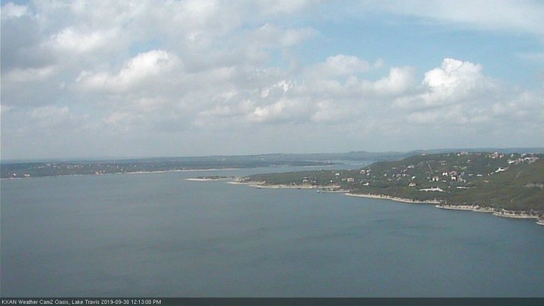 Lake Travis webcam, September 30, 2019 11:15 AM CT