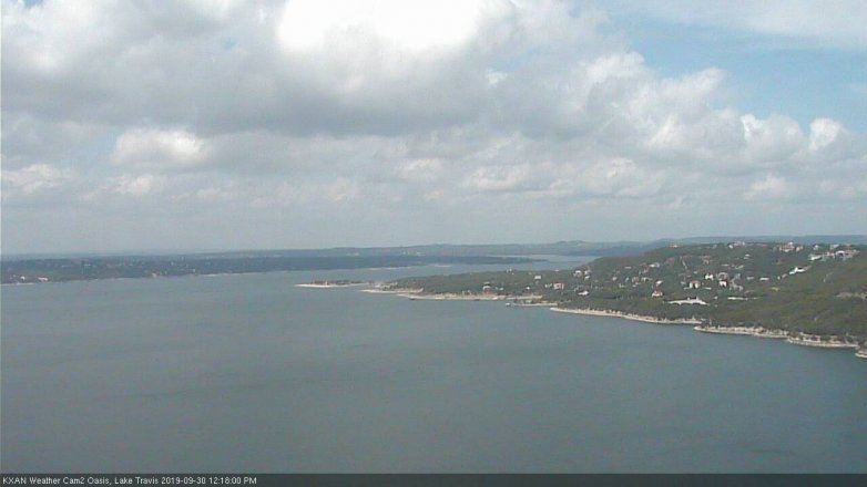 Lake Travis webcam, September 30, 2019 11:20 AM CT