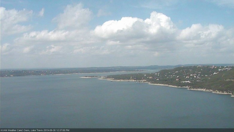 Lake Travis webcam, September 30, 2019 11:40 AM CT
