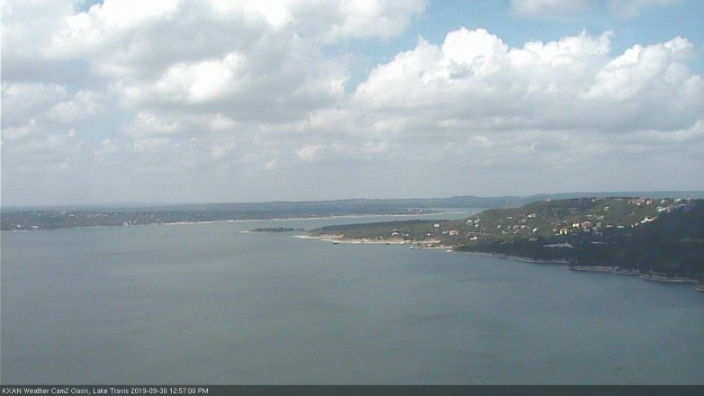 Lake Travis webcam, September 30, 2019 12:00 PM CT