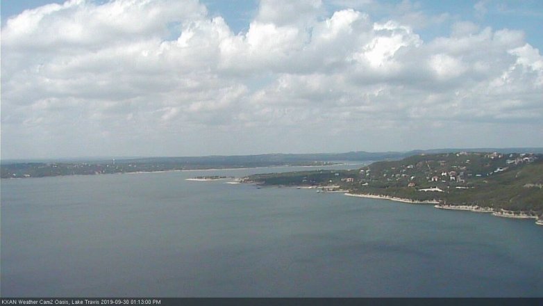 Lake Travis webcam, September 30, 2019 12:15 PM CT