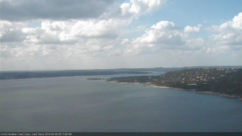 Lake Travis webcam, September 30, 2019 2:20 PM CT