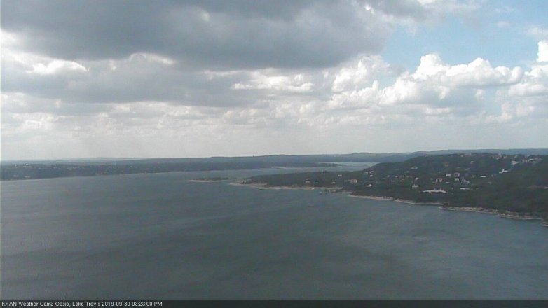 Lake Travis webcam, September 30, 2019 2:25 PM CT