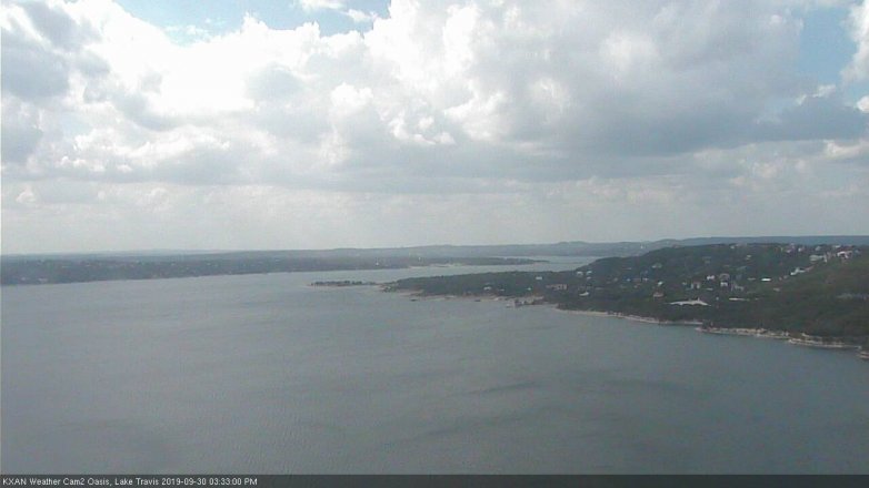 Lake Travis webcam, September 30, 2019 2:35 PM CT