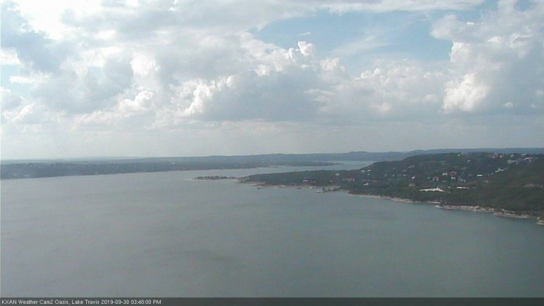 Lake Travis webcam, September 30, 2019 2:50 PM CT