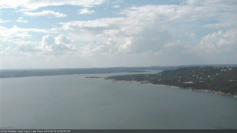 Lake Travis webcam, September 30, 2019 3:00 PM CT