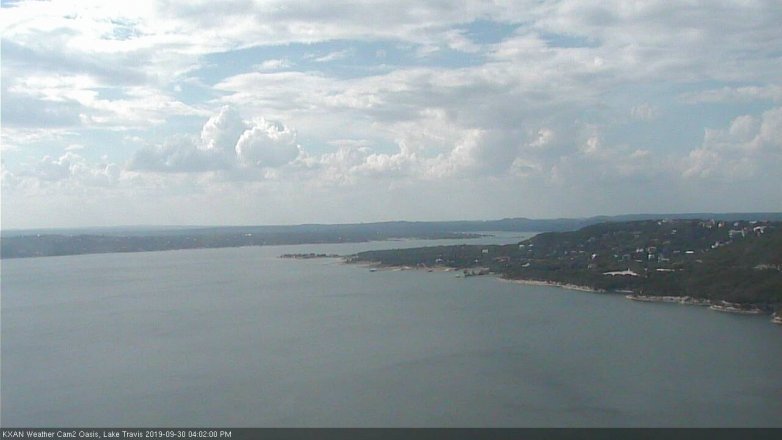 Lake Travis webcam, September 30, 2019 3:05 PM CT