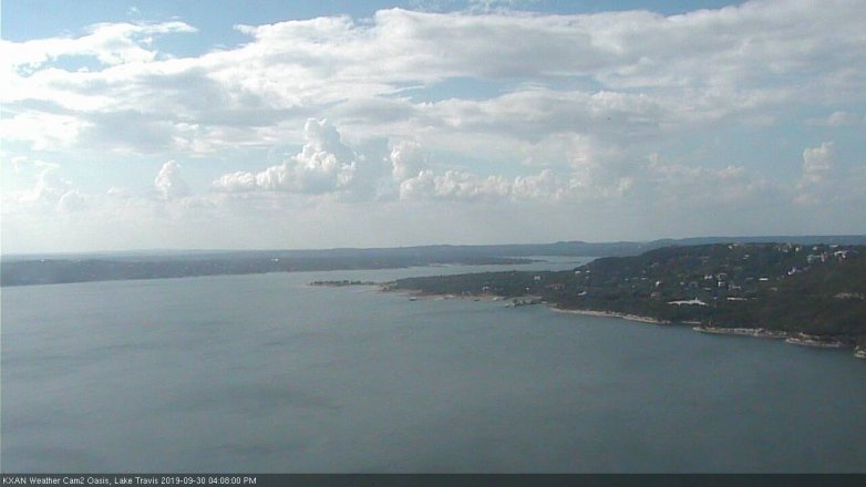 Lake Travis webcam, September 30, 2019 3:10 PM CT