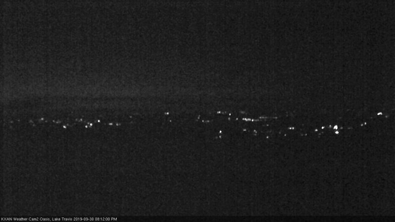 Lake Travis webcam, September 30, 2019 7:15 PM CT