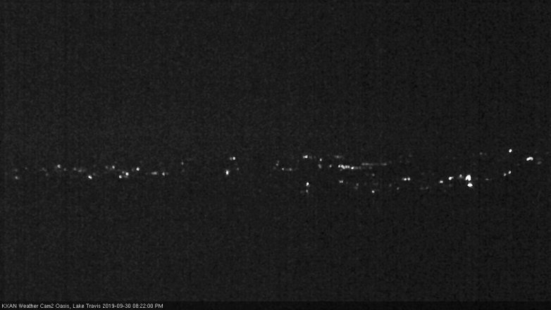 Lake Travis webcam, September 30, 2019 7:25 PM CT