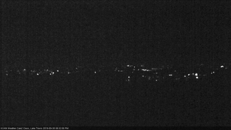 Lake Travis webcam, September 30, 2019 7:35 PM CT