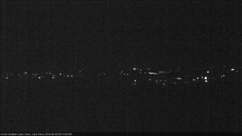 Lake Travis webcam, September 30, 2019 8:20 PM CT