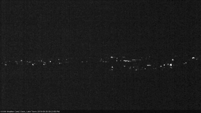 Lake Travis webcam, September 30, 2019 8:25 PM CT