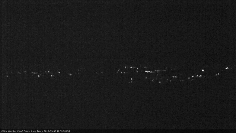 Lake Travis webcam, September 30, 2019 9:35 PM CT