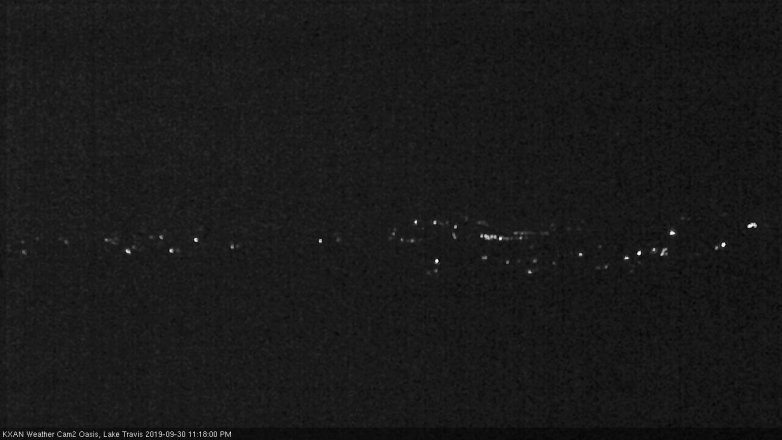 Lake Travis webcam, September 30, 2019 10:20 PM CT