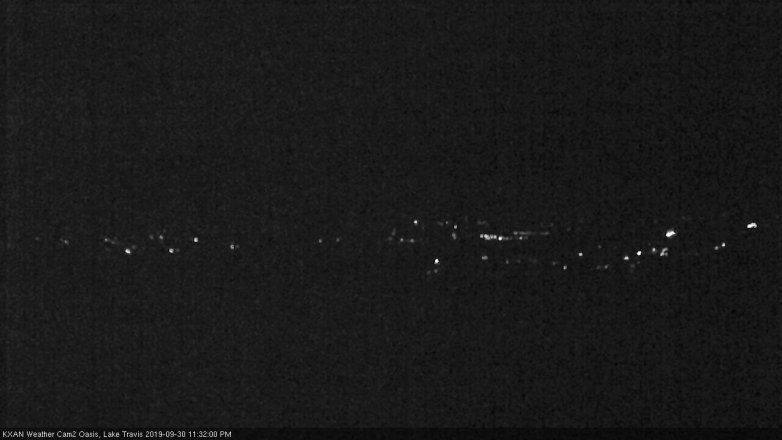 Lake Travis webcam, September 30, 2019 10:35 PM CT
