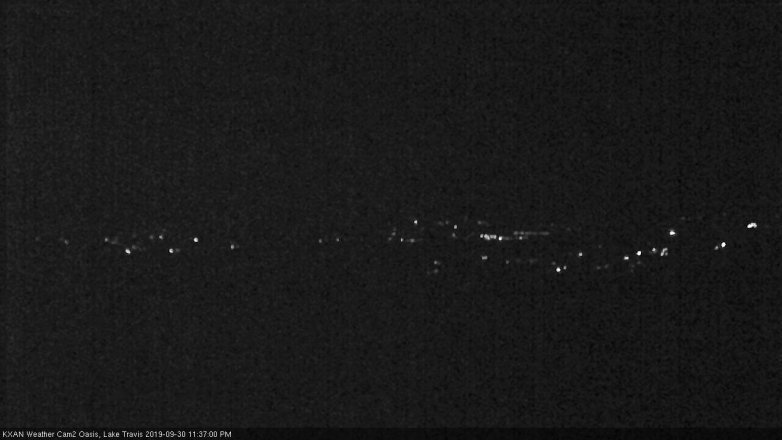 Lake Travis webcam, September 30, 2019 10:40 PM CT