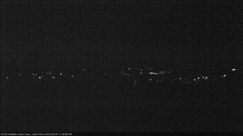 Lake Travis webcam, September 30, 2019 10:50 PM CT