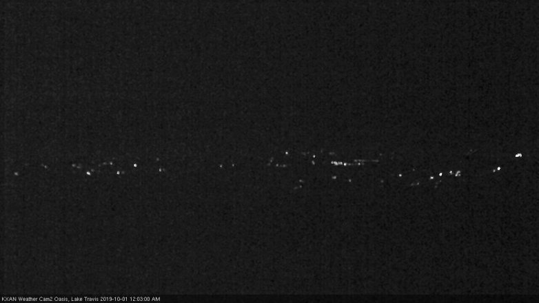 Lake Travis webcam, September 30, 2019 11:05 PM CT