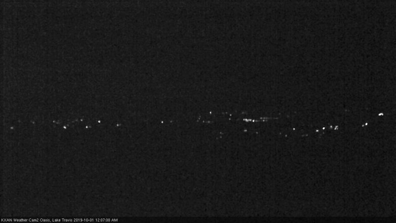 Lake Travis webcam, September 30, 2019 11:10 PM CT