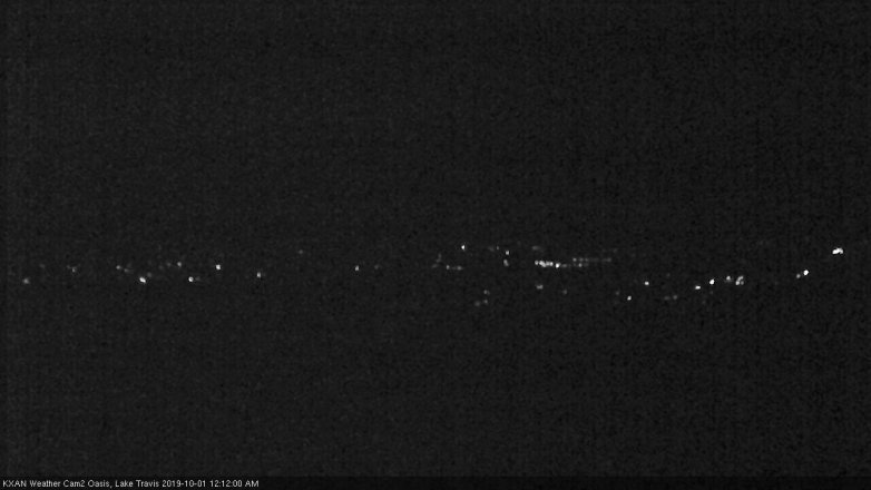 Lake Travis webcam, September 30, 2019 11:15 PM CT