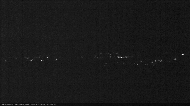Lake Travis webcam, September 30, 2019 11:20 PM CT