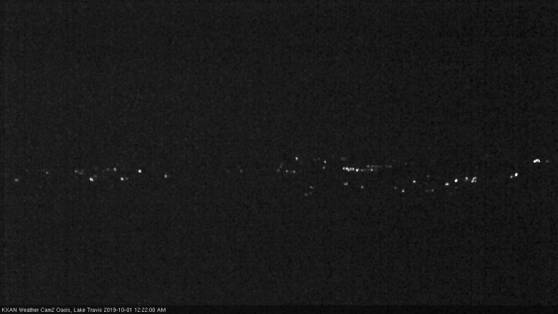 Lake Travis webcam, September 30, 2019 11:25 PM CT