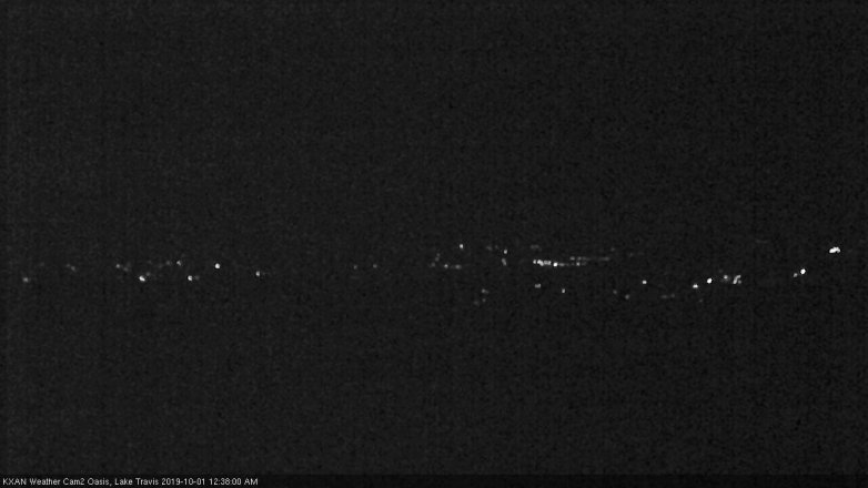 Lake Travis webcam, September 30, 2019 11:40 PM CT