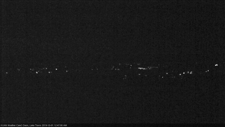 Lake Travis webcam, September 30, 2019 11:50 PM CT