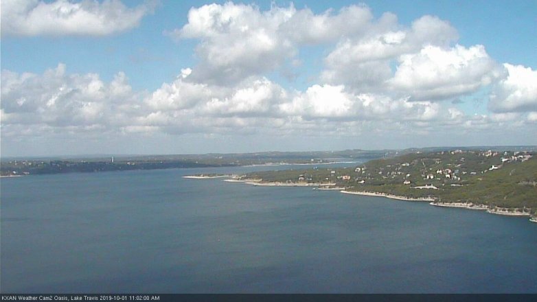 Lake Travis webcam, October 1, 2019 10:05 AM CT