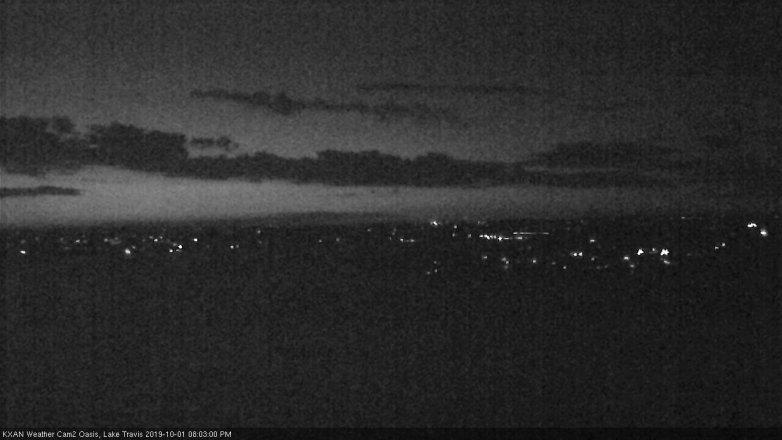 Lake Travis webcam, October 1, 2019 7:05 PM CT